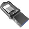 KEXIN Chiavetta USB C 64GB, Chiavetta USB 64 GB, Pendrive OTG USB C e USB A, Metallo Pennetta USB 3.0 per PC, Laptop, Auto, TV, Smartphone Type C, Nero