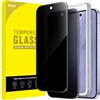 JETech Pellicola Protettiva Privacy per Google Pixel 11, 2 Pezzi | Anti-Spia 9H+ Vetro Temperato, Installazione Facile, Compatibile con Sblocco Impronta Digitale, Compatibile con Cover