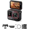 Insta360 Ace Pro 2 Nero Notte - Action cam 8K coprogettata con Leica | Videocamera impermeabile, sensore 1/1.3", doppio chip IA, superba in bassa luce, touchscreen direzionale, editing IA per Vlog