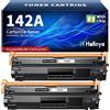 Halloya Toner 142A 142X con chip compatibile con HP LaserJet MFP M110w | 142A W1420A W1420X - Toner compatibile con HP LaserJet MFP M140w per LaserJet MFP M140 M110 M110w M139 M139w (2 nero)