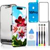 Brinonac Display per iPhone 16 Pro Schermo 6,3" FHD COF LCD Sostituzione Digitizer | Schermo Retina LCD FHD Touch Fluido, Face ID, Uso Con Occhiali da Sole, Include Kit Attrezzi, Vetro e Sigillo Impermeabile