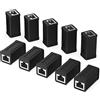 BENFEI Accoppiatore in linea RJ45, BENFEI 10 pezzi accoppiatore Ethernet Cat5e Cat7 Cat6 da femmina a femmina