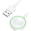 yootech Stazione di Ricarica Magnetica per Apple Watch Serie 11/10/9/8/7/6/5/4/3/SE | Cavo USB-A Magnetico da 1 Metro per Carica Rapida, Caricatore Compatibile con Apple Watch Ultra -bianco