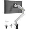 NB Ergonomic Supporto per Monitor da 17 a 32 Pollici, Carico fino a 9 kg | Montaggio Monitor, Braccio per Monitor con Molla Meccanica, Installazione Rapida del Pannello, VESA 75 e 100