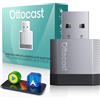 OTTOCAST 2 in 1 Wireless CarPlay e Android Auto Adattatore, Mini Nova 2026 Adapter Senza Fili Ultra-Compatto, Supporta ChatGPT Gemini (iOS 26.3+), Plug & Play per Auto con CarPlay/Android Auto Cablato