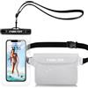 FORETOY Borsa Impermeabile Mare & Custodia Impermeabile Smartphone, Sacca Stagna | Marsupio Subacquea Telefono, IP68 Dry Bag, Cintura Regolabile, Protezione Acqua, Spiaggia Nuoto, Pesca, Escursioni