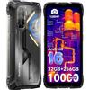 Blackview ROCK 3 Rugged Smartphone Android 16, 108MP+50MP Telefono Indistruttibile, 32GB+256GB/2TB TF, 10000mAh, Gemini AI, Display 6.78" FHD+ 120Hz, IP69K Impermeabile, NFC/OTG/GPS/2 Anni Garanzia