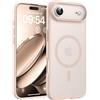 TOCOL Cover Magnetica per iPhone Air 6,5 Pollic, Compatibile con MagSafe, Anello Magnetico Incorporato, Protezione Fotocamera Integrata, Custodia Antiurto per iPhone 17 Air, Titanio Sabbia