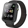 PTHTECHUS Smartwatch per Bambini, Telefono Smartwatch con Lettore Musicale per Ragazzi e Ragazze Giochi SOS Contapassi Touchscreen Fotocamera Orologio per Bambino 4-12 Anni Regalo