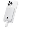 iWALK Power Bank Magnetico 10000mAh: Caricatore Portatile Wireless Certificato Qi2 da 15W, Ricarica Rapida 30W con Cavo USB-C, Batteria con Display LED per iPhone 18/17/16/15/14/13/ Samsung Galaxy S24