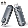 MpioLife 2026 Trasmettitore e Ricevitore HDMI Wireless 1080P - Plug & Play, 5.8G Wireless TV Transmitter Receiver per Streaming Video/Audio/File from Laptop, PC, Camera to Monitor/HDTV/Proiettore - 50M