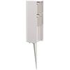 ledscom.de Colonna di presa da giardino POMI con picchetto di terra per esterno, IP44, 2 volte, acciaio inossidabile, angolare, 23cm