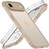 iVoler Cover Opaca per iPhone Air 6.5 Pollici con 2 Pezzi Vetro Temperato, [Antiurto di Grado Militare] Custodia Traslucida Posteriore Sottile Anti-Impronte Case, Titanio