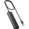 UGREEN Hub USB 3.0 con 4 Porte Sdoppiatore Multi USB 5Gbps Plug Play 100cm | Ultra Fin Multiporta USB 3.0 Compatibile con MacBook Pro Air iMac Surface XPS PC Laptop Tastiere e Dischi Rigidi