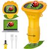 GlobalCrown Microscopio bambini tascabile,Microscopio digitale portatile 200x con schermo da 2,0 pollici,giocattolo per l'apprendimento scientifico per 3,4,5,6,7,8,9,10 anni ragazzi,ragazze