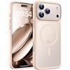 TOCOL Cover Magnetica per iPhone 17 Pro Max 6,9 Pollic, Compatibile con MagSafe, Anello Magnetico Incorporato, Protezione Fotocamera Integrata, Custodia Antiurto Traslucida Opaca, Titanio Sabbia