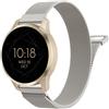 Astorgos Cinturino Metallo 18 mm Compatibile con Garmin Venu 3S/4 41 mm/2S | Acciaio Inossidabile a Maglia, Fibbia Magnetica, per Forerunner 265S/Vivoactive 4S/Vivomove 3S, Uomo Donna, Luce delle Stelle