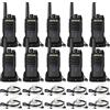 Retevis RT668H Walkie Talkie PMR & Auricolari & Display Nascosto Anticaduta | Radioline Walkie Talkie Professionali, Robusto e Durevole, Ricaricabili, VOX, Blocco Canale, Base di Ricarica a 10 Slot