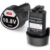 MoeuGreenBattX Batteria di ricambio per Makita 10,8v: Batteria di ricambio agli ioni di litio da 2,5Ah compatibile con BL1013 BL1014 194550-6 194551-4 194588-1 195332-9 attrezzi (2 pezzi)
