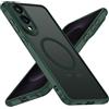 iVoler Cover Magnetica per Samsung Galaxy S25 Edge 5G (Non per S25), [Compatibile con MagSafe] [Protezione Antiurto di Grado Militare] Custodia Traslucida Opaca Posteriore Sottile Case, Verde