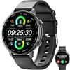 Hwagol Smartwatch Donna Uomo, 1.39" HD Orologio Smartwatch con Sonno/SpO2/Cardiofrequenzimetro, Rotondo Orologio Contapassi Donna con 100+ Sportive, Smart Watch Chiamate Compatibile per iOS Android
