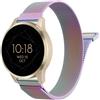 Astorgos Cinturino Metallo 18 mm Compatibile con Garmin Venu 3S/4 41 mm/2S | Acciaio Inossidabile a Maglia, Fibbia Magnetica, per Forerunner 265S/Vivoactive 4S/Vivomove 3S, Uomo Donna, Arcobaleno