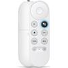 Loutoc Télécommande-pour-Chromecast-with-Google-TV-4K, pour Google-TV-Streamer-4K | Ricambio per Snow Google Chromecast TV 4K/HD e Google TV Streamer 4K, Ricerca vocale, 2 scorciatoie, materiale ABS