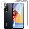 FDHYFGDY Vetro Temperato per Xiaomi Redmi A7 Pro/Poco C81 Pro,【2+2】 Protezione Fotocamera e Pellicola Protettiva Vetro, Protezione Schermo Anti Graffio, Durezza 9H Pellicola Schermo