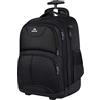 MATEIN Zaino Trolley Porta PC 17", Bagaglio a Mano con Ruote, 36L | Base Impermeabile e Rinforzata, Spallacci a Scomparsa, Multitasche, per Viaggio, Aereo, Lavoro, Affari, Scuola e Università