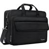 Taygeer Borsa Porta PC 17 Pollici, Borsa da Lavoro Grande per Uomo e Donna | Borsa Porta PC Impermeabile, Grande Borse a Tracolla Multitasche per Lavoro, Insegnanti, Affari, Viaggi, Universitari, Nero