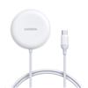 UGREEN Zapix Qi2 25W Caricatore Wireless iPhone MagSafe (Bianco) | Compatibile con iPhone 17 16 15 14 13 12 Air Plus Pro Max AirPods 4 3 Pro 3 2 1, Magnetico Ricarica Rapida con Cavo da 1,5 m