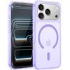 XTCASE Cover Magnetica per iPhone 18 Pro / 17 Pro, Opaca Viola | Compatibile con MagSafe, Custodia Protettiva Ultra Sottile Antiurto, Antigraffio Anti-impronte, PC Rigido Ultra Hybrid