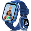 NAIXUES Smartwatch Bambini con GPS/SOS/HD Videochiamata/Telefono, Blu | 4G Bambini per Ragazze e Ragazzi con SMS, Chat Vocale, Modalità Classe, Chiamata, Modalità Lezione, Sveglia