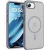 TOCOL Cover Magnetica per iPhone 17e 6,1 Pollici, Compatibile con MagSafe, Antigraffio, Antimpronta, Custodia Antiurto Traslucida Opaca, Titanio Sabbia