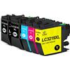 LeciRoba LC3219XL per cartucce brother LC-3219xl multipack e LC3217xl LC3219xl cartucce,per stampanti Brother MFC-J5330DW MFC-J6530DW MFC-J6930DW MFC-J5335DW MFC-J5730DW MFC-J6935DW (5-PACK)
