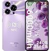 OUKITEL C69 cellulare in offerta - Batteria 6000mAh, 24GB+256GB, 2026 | Display HD+ da 7,2 pollici a 120Hz,fotocamera 64MP,batteria 6000mAh e Dual SIM 4G smartphone in offerta