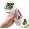 ASPOVEN Microscopio Bambini 1000X con Schermo, Scattare Foto, Video | Microscopio Portatile Digitale con 2.4" IPS, LED, USB, Esperimenti Scientifici Regalo Bambino 4-12 anni