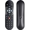 Puiseno Telecomando di ricambio per ricevitore Sky Q, telecomando universale a infrarossi compatibile con Sky Q TV/Mini/Silver Box, portata di 10 m, risposta di 0,2 s, nessuna programmazione, Plug & Play, ABS