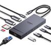 UGREEN Revodok Pro 2102 Hub USB C 10 in 1 Docking Station Doppio Display | 2 HDMI 4K60Hz, Trasferimento Dati 10Gbps, RJ45 Gigabit, Ricarica PD 100W, SD TF, 2A2C, Compatibile con MacBook Pro Air M4 M3