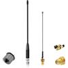 Gbformat 868MHz Antenna LoRa 10dBi per Meshtastic LoRa Long Range Soft Whip-Antenne, SMA Maschio 195 mm + Cavo da (U.FL IPX) a SMA Femmina per ESP32, LoRa 32 V3, LoRa32u4 II (1 Pezzi-Nero)