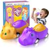 Inspireyes Walkie Talkie Bambini Ricaricabili Dinosauro Auto Giocattolo | Divertente giocattolo dinosauro per bambini 3-7 anni un'idea regalo per compleanni,feste, casa, giardino e giochi all'aperto