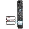 Loutoc Universale-Telecomando-per-TCL-Smart-TV, Télécommande vocale pour TCL TV | RC833 Telecomando di ricambio per TV TCL Google/Android, 6 scorciatoie, ricerca vocale, materiale ABS