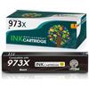 KINGJET 973X Cartucce d'inchiostro Nero per HP 973X HP 973 per HP Pagewide Pro 477dw P57750dw P55250dw 452dw 477dwt 552dw 577dw 577z 477dn 452dwt (1BK)