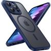 TOCOL Cover Magnetica per iPhone 13 Pro Max 6,7 Pollic, Compatibile con MagSafe, Protezione Fotocamera Integrata, Custodia Antiurto Traslucida Opaca, Blu