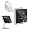 AboveTEK Supporto Per Tablet Da Auto Regolabile, Supporto Per Ipad Con Ventosa, Compatibile Con Tablet Da 4 A 11 Pollici E Ipad. Adatto Per Parabrezza, Vetri, Letto, Cucina E Ufficio - Bianco