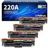 Halloya Toner 220A 220X compatibile con HP 220A 220X 220X di ricambio | Compatibile per HP Color per LaserJet Pro MFP 4302dw 4302fdw 4302fdw 4202dn 4202dw W2200A W2201A W2202A W203A