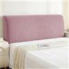 Ystyle Copri Testiera Letto Matrimoniale, 150CM, Rosa Antico | Copertura per Testiera Elasticizzata Universale, Testiera Protezione Lavabile Antipolvere, Decorazione Camera da Letto