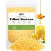 BOYUJK Cera D'api Gialla 200G/906G/2,3KG/4,5KG, Cera D'api per Candele, Pellet di Cera D'api per Prodotti Cosmetici di qualità Ecologica, Cera D'api Biologica per Il Corpo, Cura della Pelle（200G）