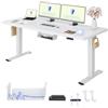 FLEXISPOT Scrivania Regolabile in Altezza a 2 Motori 180x80 cm con Piano Unico, Pannello con Memoria, Portata 100 kg
