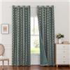 Ystyle Tende per Interni in Velluto 2 Pezzi, 140x300cm, Tende Oscuranti Termiche Isolanti, Anti-Rumore, con Anelli, Tenda Moderna per Camera da Letto e Soggiorno, Verde Scuro